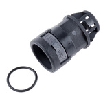 PMA Push In Adapter Cable Conduit Fitting, Black 20mm nominal size