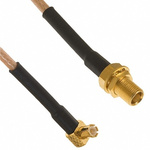 Cinch Connectors Male MCX to Male MCX RG-316 Coaxial Cable, 50 Ω, 415