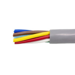 Alpha Wire 10 Core Unscreened Industrial Cable, 0.35 mm² Grey