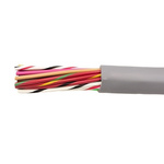 Alpha Wire 30 Core Unscreened Industrial Cable, 0.35 mm² Grey