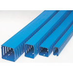 Betaduct Blue Slotted Panel Trunking - Open Slot, W50 mm x D50mm, L2m, PVC