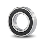 RS PRO 6202-2NSE9C3 Single Row Deep Groove Ball Bearing- Both Sides Sealed 15mm I.D, 35mm O.D