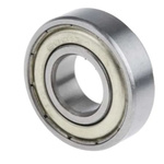 RS PRO 608-2Z/C3 Single Row Deep Groove Ball Bearing- Both Sides Shielded 8mm I.D, 22mm O.D