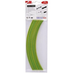 HellermannTyton Heat Shrink Tubing, Green 3mm Sleeve Dia. x 200mm Length 3:1 Ratio, HIS-3 BAG Series