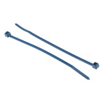 HellermannTyton Blue Cable Tie Metal Detectable Standard, 100mm x 2.5 mm