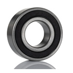 RS PRO 3303A-2RS Double Row Angular Contact Ball Bearing- Both Sides Sealed 17mm I.D, 47mm O.D