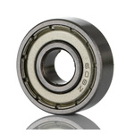 RS PRO 608-2Z Single Row Deep Groove Ball Bearing- Both Sides Shielded 8mm I.D, 22mm O.D
