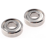 NMB DDR-1980ZZMTRA5P24LY121 Double Row Deep Groove Ball Bearing- Both Sides Shielded 8mm I.D, 19mm O.D