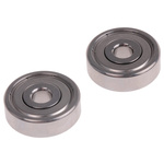 NMB DDR-1640HHRA1P25LY121 Double Row Deep Groove Ball Bearing- One Side Shielded 4mm I.D, 16mm O.D