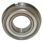 SKF 6004-2ZNR Single Row Deep Groove Ball Bearing- Both Sides Shielded 20mm I.D, 42mm O.D