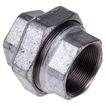 Georg Fischer Malleable Iron Fitting Taper Seat Union, 2 in BSPP Female (Connection 1), 2 in BSPP Female (Connection 2)