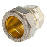 RS PRO 22mm End Stop Brass Compression Fitting