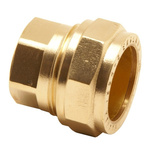 RS PRO 28mm End Stop Brass Compression Fitting