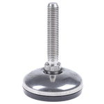 Nu-Tech Engineering Adjustable Feet A105/001 M10 50mm, 50mm Dia. Stainless Steel, Stainless Steel 350kg Static Load