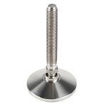 Nu-Tech Engineering Adjustable Feet A087/001 M12 75mm, 55mm Dia. Stainless Steel, Stainless Steel 750kg Static Load