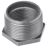 Georg Fischer Malleable Iron Fitting Reducer Bush, 1-1/2 in BSPT Male (Connection 1), 1-1/4 in BSPP Female (Connection