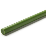 RS PRO Green Nylon Rod, 1m x 20mm Diameter