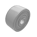 SKF 62303-2RS1 Single Row Deep Groove Ball Bearing- Both Sides Sealed 17mm I.D, 47mm O.D