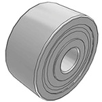SKF 62311-2RS1 Single Row Deep Groove Ball Bearing- Both Sides Sealed 55mm I.D, 120mm O.D