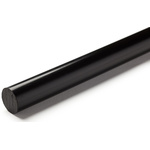 RS PRO Black Polyethylene PE Rod, 1m x 80mm Diameter
