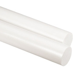 RS PRO Opaque Polyester PET Rod, 1m x 30mm Diameter