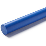 RS PRO Blue Acetal Rod, 1.22m x 25mm Diameter