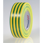 HellermannTyton HelaTape Flex Green, Yellow Electrical Tape, 19mm x 20m