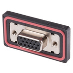 RS PRO 15 Way Panel Mount D-sub Connector Socket