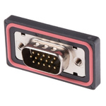 RS PRO 15 Way Panel Mount D-sub Connector Plug