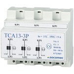 Socomec TCA 13 - 3P Series DIN Rail Mounted Current Transformer, 125A Input, 125:5A, 5 A Output