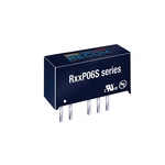 Recom RXXP06S 1W Isolated DC-DC Converter Through Hole, Voltage in 4.5 → 5.5 V dc, Voltage out 6V dc