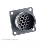 Souriau, UTGX 19 Way Flange Mount Circular Connector Plug, Socket Contacts,Shell Size 14, Bayonet, MIL-DTL-26482