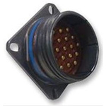 Amphenol Limited, D38999 Threaded Entry 55 Way Panel Mount MIL Spec Circular Connector Receptacle, Socket