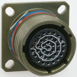 Amphenol Limited, TV 37 Way Wall Mount MIL Spec Circular Connector Receptacle, Socket Contacts,Shell Size 15, Screw