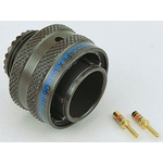 Amphenol Socapex, LJT 3 Way Panel Mount MIL Spec Circular Connector Receptacle, Pin Contacts,Shell Size 9, Bayonet