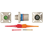 Souriau, EN3645 3 Way Panel Mount MIL Spec Circular Connector Receptacle, Socket Contacts,Shell Size 09, Screw