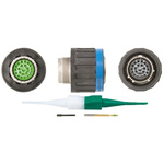 Souriau, EN3645 22 Way Cable Mount MIL Spec Circular Connector Plug, Socket Contacts,Shell Size 13, Screw Coupling,