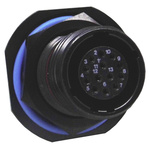 Amphenol Limited, TV 22 Way Panel Mount MIL Spec Circular Connector Receptacle, Socket Contacts,Shell Size 13, Screw