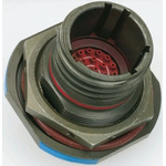 Amphenol Socapex 37 Way Panel Mount MIL Spec Circular Connector Receptacle, Socket Contacts,Shell Size 15, Screw