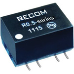 Recom R0.5Z 0.5W Isolated DC-DC Converter Surface Mount, Voltage in 11.4 → 12.6 V dc, Voltage out 12V dc