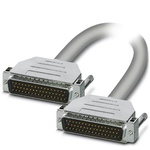 Phoenix Contact D-Sub 50-Pin to D-Sub 50-Pin Male Cable & Connector, 25 V ac, 60 V dc