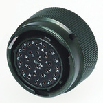 Amphenol Limited, 62GB 19 Way Box Mount MIL Spec Circular Connector Receptacle, Pin Contacts,Shell Size 14, Bayonet,