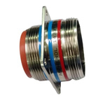 Amphenol India 28 Way MIL Spec Circular Connector Receptacle, Pin Contacts