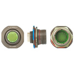 Souriau, 8D 55 Way Panel Mount MIL Spec Circular Connector Receptacle, Pin Contacts,Shell Size 17, Screw Coupling,