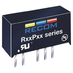 Recom 1W Isolated DC-DC Converter Through Hole, Voltage in 4.5 → 5.5 V dc, Voltage out 5V dc