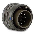 Amphenol Aerospace, ER 8 Way Cable MIL Spec Circular Connector Plug, Socket Contacts