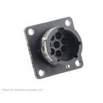 Souriau, UTGX 8 Way Flange Mount Circular Connector Plug, Socket Contacts,Shell Size 12, Bayonet, MIL-DTL-26482