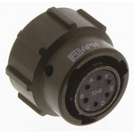 Amphenol Limited, 62GB 6 Way Cable Mount MIL Spec Circular Connector Plug, Socket Contacts,Shell Size 10, Bayonet
