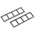 Winslow 2.54mm Pitch Vertical 64 Way, Through Hole Turned Pin Open Frame IC Dip Socket, 5A