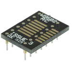 Winslow Straight Through Hole Mount 1.27 mm, 2.54 mm Pitch IC Socket Adapter, 14 Pin Female SOP to 14 Pin Male DIP